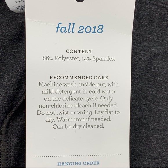 Cabi NWT M'Leggings # 3577, Heather Grey Leggings with Skirt Overlay, Small - Picture 14 of 15